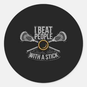 Adesivo Eu Ganhei Pessoas Com Um Pau Engraçado Lacrosse Da