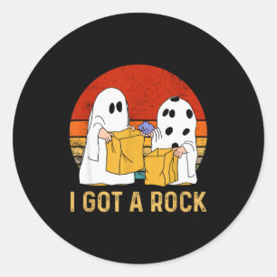 Adesivo Eu Ganhei Uma Camisa De Rock No Halloween Fantasma