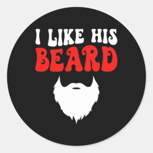 Adesivo Eu Gosto Da Barba Dele Casais Combinando Piada Do