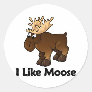 Adesivo Eu gosto de alces