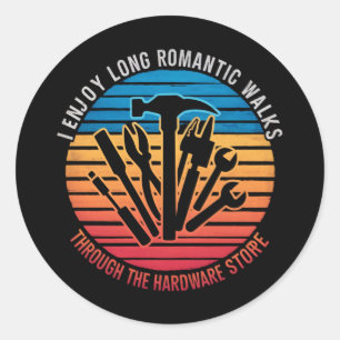 Adesivo Eu Gosto de Longos Passeios Românticos Pelo Hardwa