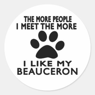 Adesivo Eu gosto de meu Beauceron.