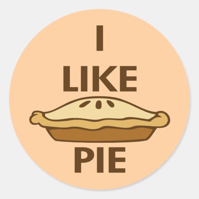 Adesivo Eu Gosto De Pie (Frente)