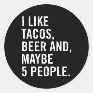 Adesivo Eu Gosto De Tacos Cinco De Mayo