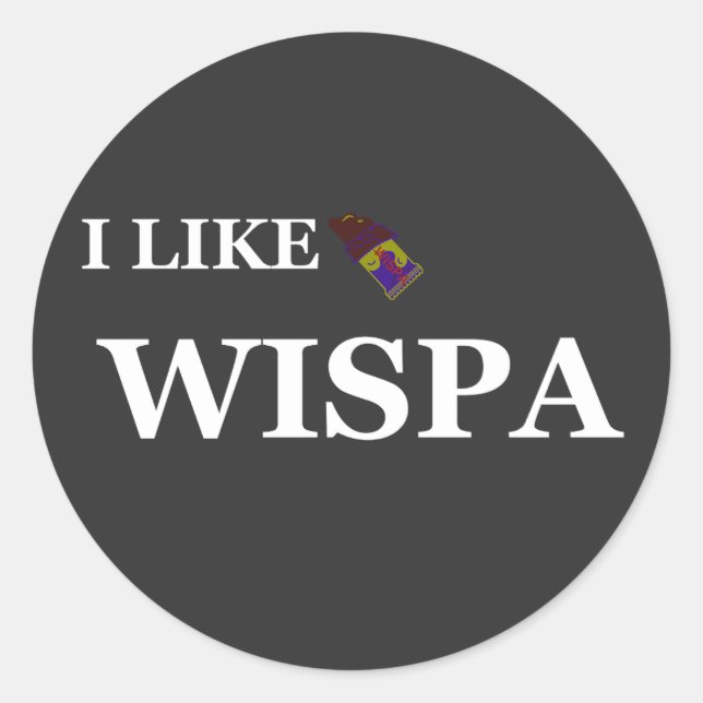 Adesivo eu gosto de wispa (Frente)