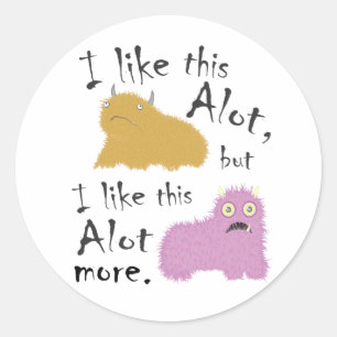 Adesivo Eu gosto deste muito, mas eu gosto deste muito