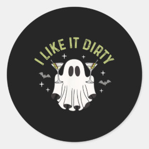 Adesivo Eu Gosto Dirty Halloween Dirty Martini Ghost