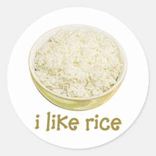 Adesivo Eu gosto do arroz