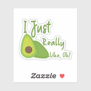 Adesivo Eu Gosto Muito De Avocado, Ok?