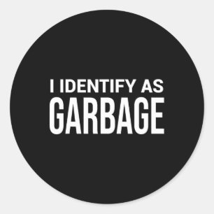 Adesivo Eu Identifico Como Lixo Para Ruas Políticas Engraç