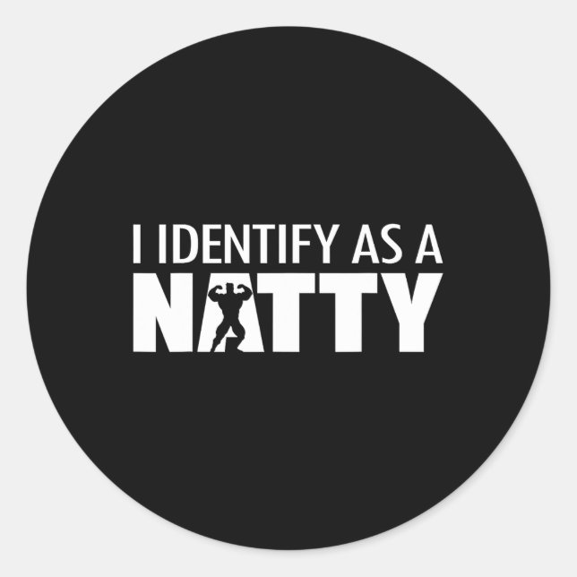 Adesivo Eu Identifico Como Uma Natureza (Frente)