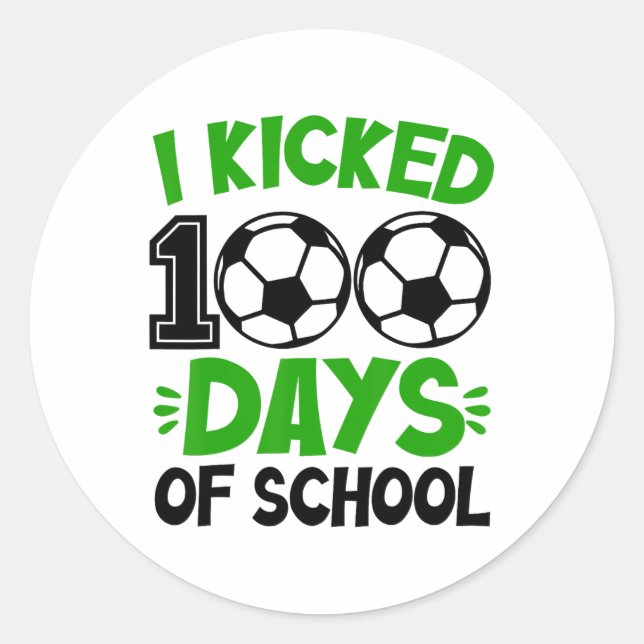 Adesivo Eu Joguei 100 Dias De Esporte De 100 Dias Na Escol (Frente)