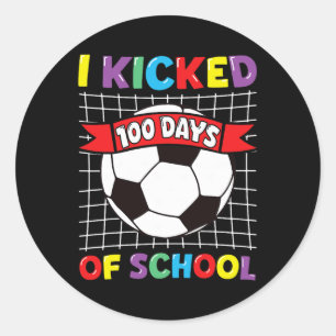 Adesivo Eu Joguei 100 Dias De Esporte De Futebol Escolar C