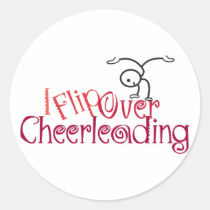 Adesivo Eu lanço sobre Cheerleading