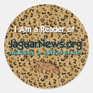 Adesivo Eu li a notícia de Jaguar