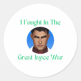 Adesivo Eu lutei no Jayce War Sticker