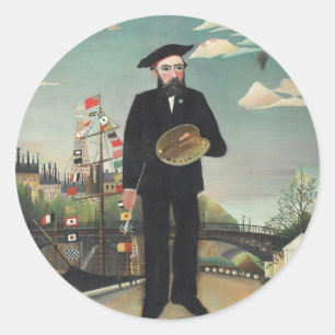 Adesivo Eu mesmo paisagem 1890 do retrato, Henri Rousseau