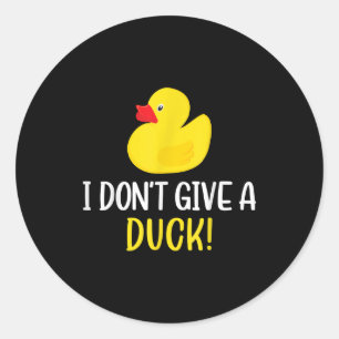 Adesivo Eu não dou a um Pato Engraçado, mulheres de pata