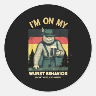 Adesivo Eu Não Dou Uma Cerveja Alemã Schnitzel Engraçada _
