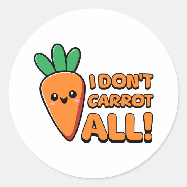 Adesivo Eu não estrago tudo! Cenoura Coca (Frente)