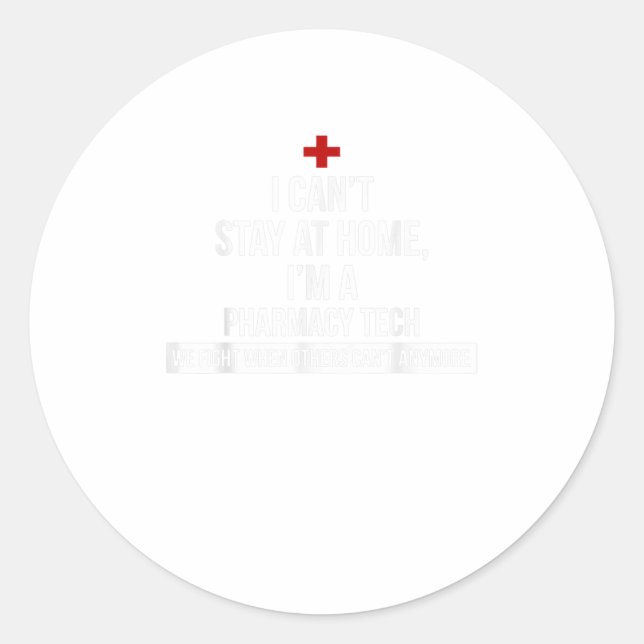 Adesivo Eu Não Posso Ficar Em Casa Em Uma Camisa De Tecnol (Frente)