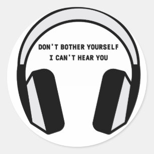 ADESIVO EU NÃO POSSO TE OUVIR