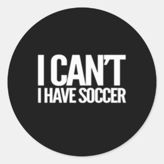 Adesivo Eu Não Posso Ter Futebol