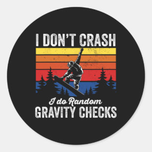 Adesivo Eu não quebro Snowboard Snowboard Snowboarder