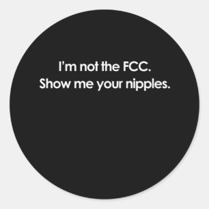 Adesivo Eu não sou O FCC, MOSTRO-ME SEUS BOCAIS