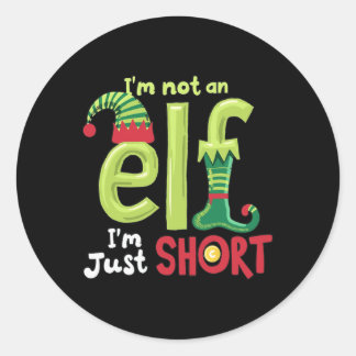 Adesivo Eu não sou um Elf, sou apenas um pouco engraçado j