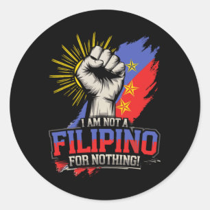Adesivo Eu Não Sou Um Filipino Por Nada Que Defenda Sa