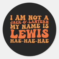 Eu Não Sou um Jack-o-Lantern Meu Nome é Lewis 