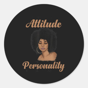 Adesivo Eu não tenho atitude, eu tenho personalidade que v