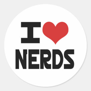 Adesivo Eu Nerd do coração