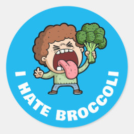 Adesivo Eu Odeio Broccoli