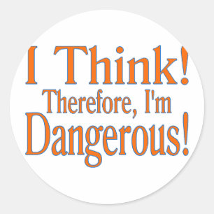 Adesivo Eu penso!