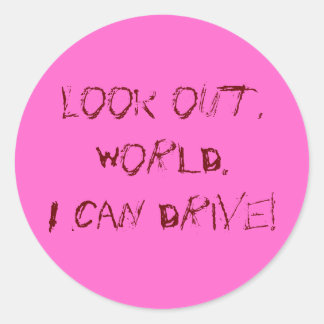 Adesivo Eu Posso Dirigir!