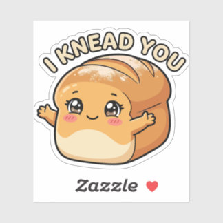 Adesivo Eu Preciso de Você — Pão Kawaii