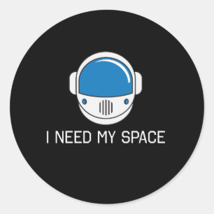 Adesivo Eu preciso meu espaço
