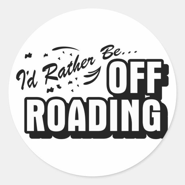 Adesivo Eu Preferencialmente fora de estrada (Frente)