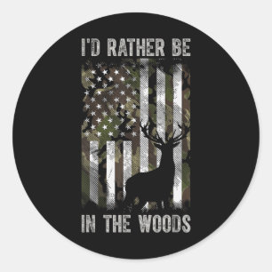 Adesivo Eu Preferencialmente Na Floresta Caçando Camo Usa