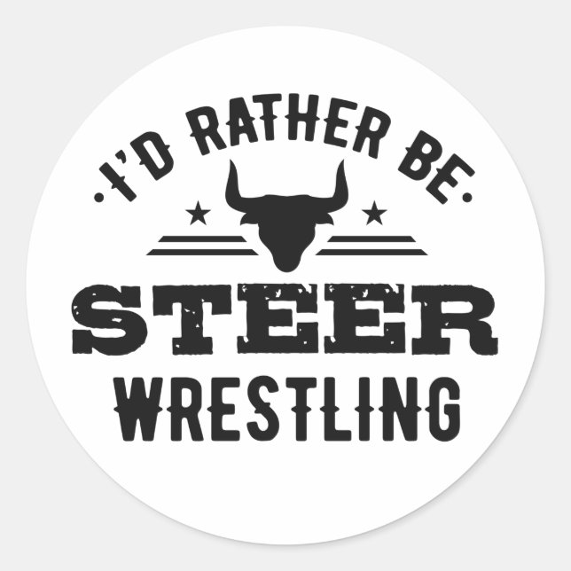 Adesivo Eu Preferencialmente Ser Luta De Steer (Frente)