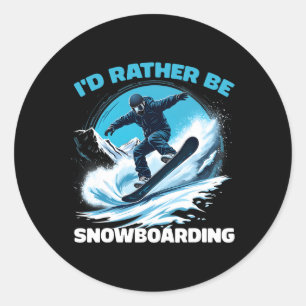Adesivo Eu Preferencialmente Snowboard Extreme Esportes De