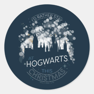 Adesivo Eu Preferiria Ficar nas Luzes Mágicas HOGWARTS™