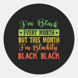 Adesivo Eu Preto Negro Negro Preto A Cada Mês Histórico