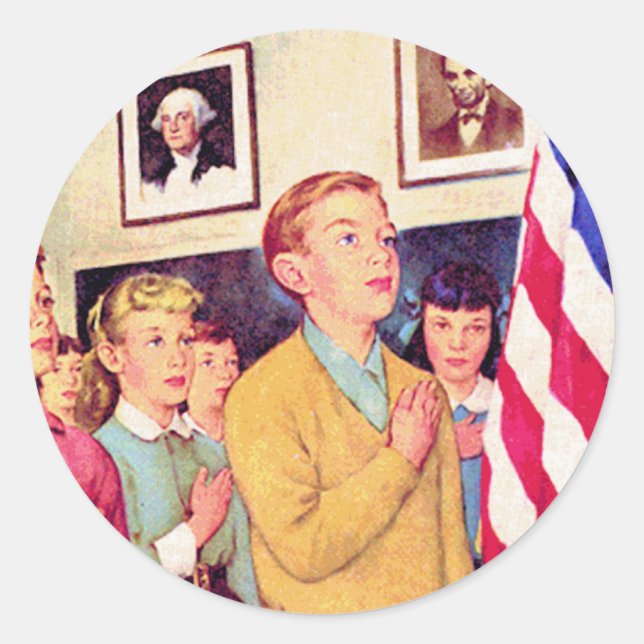 Adesivo Eu Prometo Fidelidade À Bandeira (Frente)