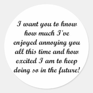 Adesivo Eu quero que você saiba