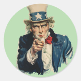 Adesivo Eu Quero Você | Tio Sam Recrutamento Poster Exérci