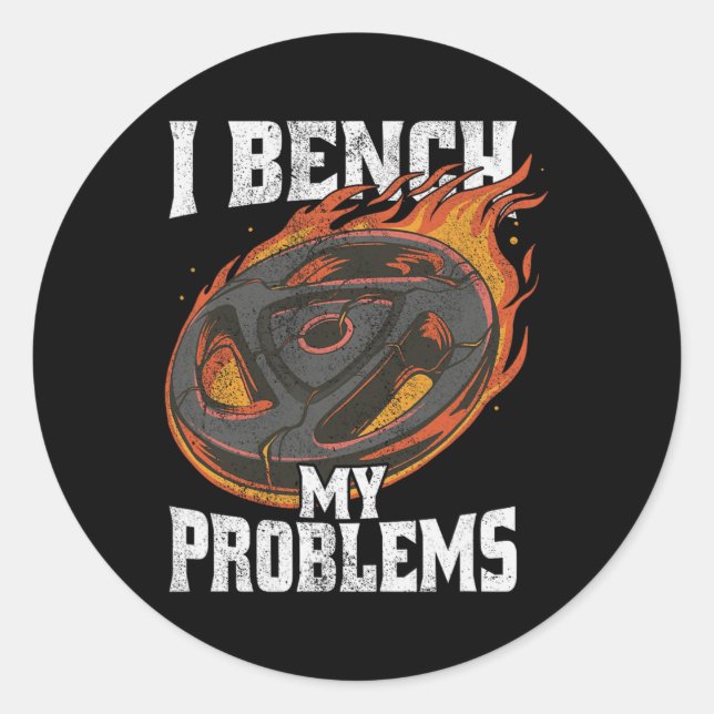 Adesivo Eu Reservo Meus Problemas Com O Trabalho De Elevaç (Frente)