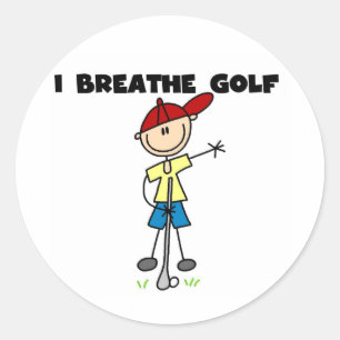 Adesivo Eu Respiro Golfe